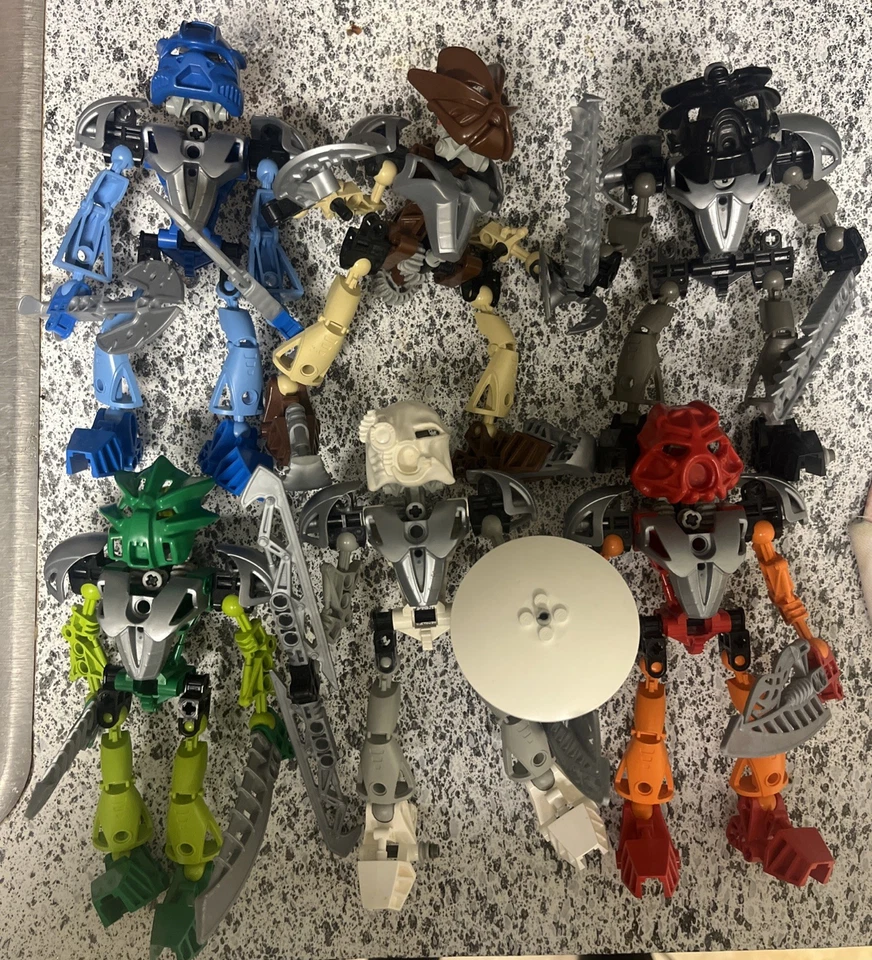 2002 LEGO Bionicle Toa Nuva Lot 8566-8572 Complete Set  Tahu Gali Lewa Kopaka ++ - Image 1 of 2