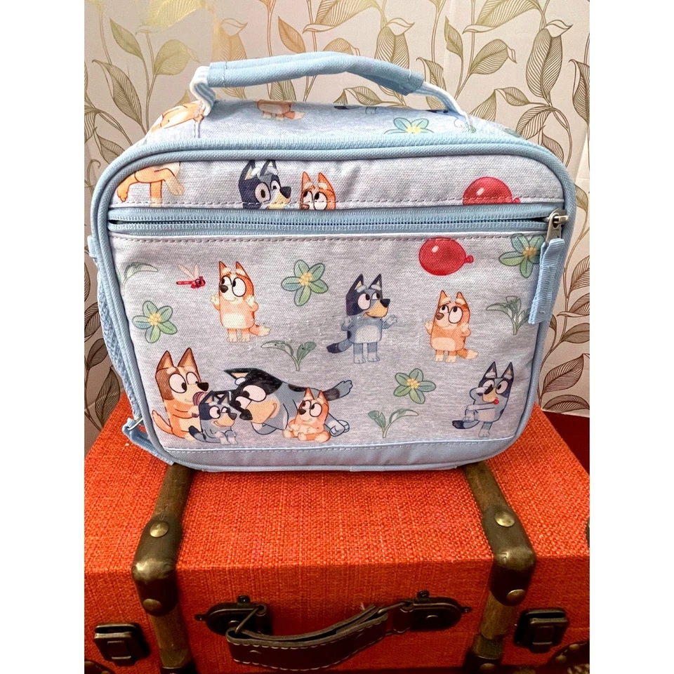 Mackenzie Bluey Bingo Cold Pack Lunch Bag Box Pottery Barn Kids Small Defect - Image 1 of 4