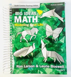 Big Ideas Math: Modeling Real Life - Grade 3 TEACHING EDITION Volume 1 - Imagen 1 de 8