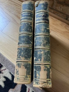 1862 Leather Books National Portrait Gallery of Eminent Americans Vol.1-2 - Picture 1 of 14