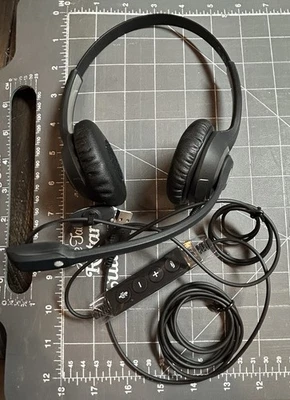 Cuffie Sennheiser Per Computer Con Microfono Binaurale Skype Zoom Teams - Immagine 1 di 4