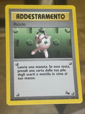 Pokémon Recycle Riciclo 61/62 Fossil Set 2000 (Italian) - Image 1 of 2