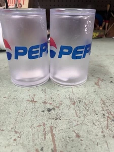 Menge 2 Pepsi Eis Gefrierbecher 12 Unzen Klar - Bild 1 von 4