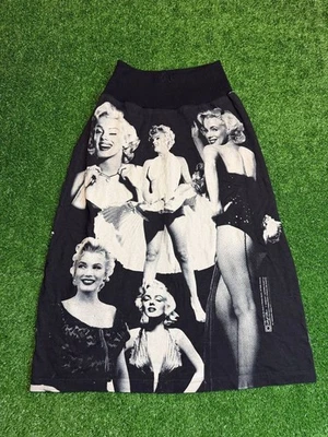 Marilyn Monroe midi skirt black and white opium idilvice y2k 90s woman skirt - Image 1 of 4