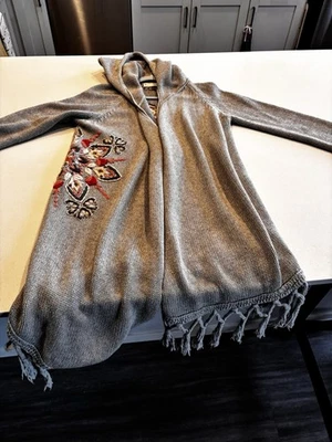 Cárdigan Odd Molly bordado plumero con capucha talla US 8 Foto 1 de 4