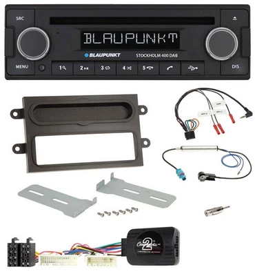 Blaupunkt Lenkrad Bluetooth DAB CD USB Autoradio für Renault Twingo ab 2015 grau - Bild 1 von 4