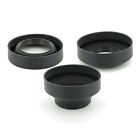 Rubber Lens hood 49mm, wide,std,tele as Hama Brand New for Camera from US Seller