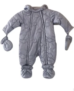 Taille Snowsuit Girls Grey Size 9 m - Picture 1 of 2