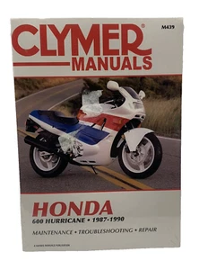 CLYMER HONDA CBR600F 1987-1990 MANUAL M439 - Imagen 1 de 4