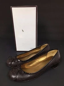 Pre-owned Coach Woman Authentic Brand Leather Shoes Brown - Picture 1 of 5