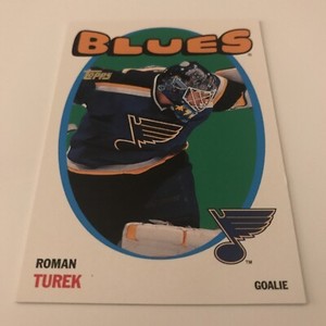 NHL Card, Roman Turek, Topps 2001-02, Blues
