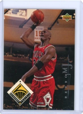 1998 UPPER DECK MICHAEL JORDAN MJ CAREER COLLECTION RETRO MJ # 42 - Image 1 of 2