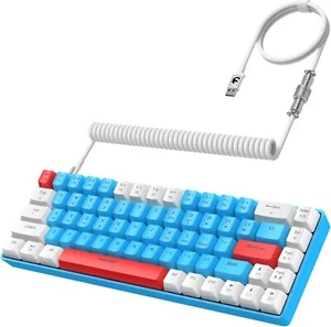 RK-T8 verkabelte 65% mechanische Gaming Tastatur RGB TKL + C Kabel für PS4 PS5 - Bild 1 von 28