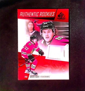 2023-24 SP Game Used Authentic Rookie Jersey Parallel David Gust #258 Blackhawks - Bild 1 von 2