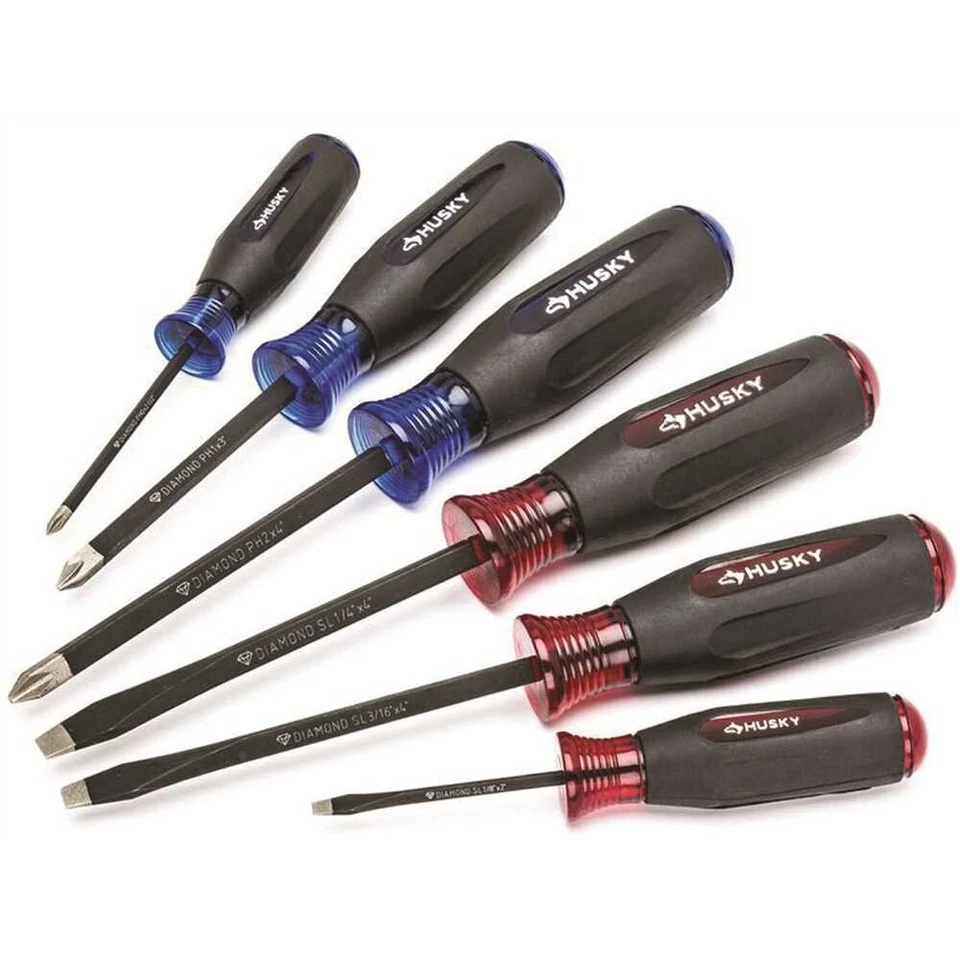 Husky Diamond Tip Magnetic Screwdriver Set (6-Piece) - Image 1 of 1