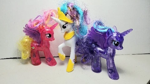 My Little Pony  lot of 2 light up ponies from 2015 + 1 unknown one Cover