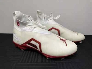 Nike Jordan Alpha Menace Elite Oklahoma Football Cleats DH3364-104 Men's 13.5 - Picture 1 of 5