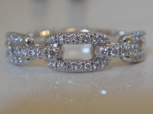 3 Ct Round Cut Simulated Diamond Eternity Wedding Band Ring 925 Sterling Silver - Picture 1 of 6