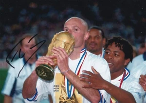 Football - Frank Leboeuf - Hand Signed 12x8 Inch Photograph - France - COA - Picture 1 of 1