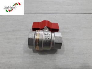 VALVOLE A SFERA ASTER EFFEBI F/F ISO 228 da 1/2" a 1" A FARFALLA ROSSA - Imagen 1 de 7