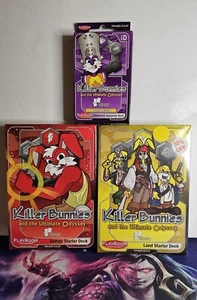 KILLER BUNNIES ENERGY & LAND STARTER Deck Deadly Aliens Expansion Pack Kartenspiel - Bild 1 von 5