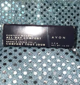 AVON PERFECT WEAR All Day Comfort LIPSTICK, SPF12 - Vintage Pink, NOS - Picture 1 of 2