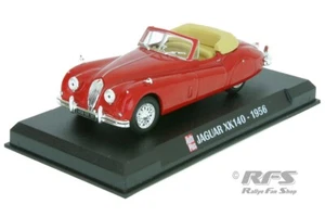 Jaguar XK 140 Cabrio 1956 rosso red 1:43 IXO Altaya NUOVO - Foto 1 di 1