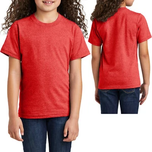Youth Soft Tri Blend T-Shirt Boys Girls Blended Tee Sizes XS, S, M, L, XL NEW! - Picture 1 of 11