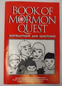 Book of Mormon Quest Game Instructions Questions Book Replacement Parts EUC - Picture 1 of 2
