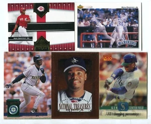 Ken Griffey Jr. 5 Baseball Card Lot HOF MARINERS REDS WHITE SOX (LOT 211) - Picture 1 of 1