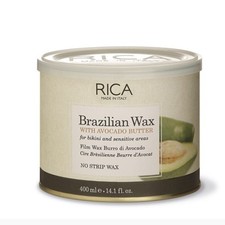 RICA BRAZILIAN WAX AL BURRO DI AVOCADO 400 ml SI USA SENZA STRISCE