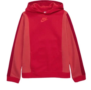 NIKE Junior's Boy's Sportswear Amplify Pullover Hoodie, Red, Size Small - Picture 1 of 4