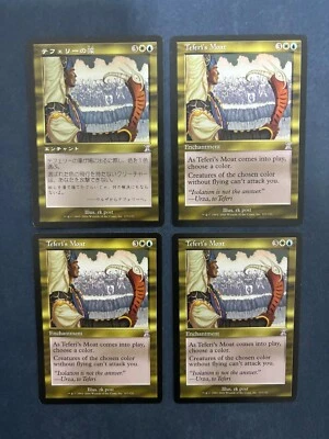 MTG 4X TIME SPIRAL TEFERI'S MOAT ENGLISH + JAPANESE MAGIC THE GATHERING CARDS - Image 1 of 4