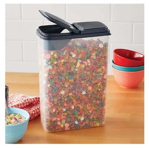 4-Quart Cereal Dispenser Food Storage Container BPA-Free 7.25" x 4" x 11.25" NEW - Picture 1 of 6