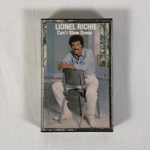 LIONEL RICHIE CANT SLOW DOWN CASSETTE TAPE w- "J" Card BY MOTOWN 1983 Tested