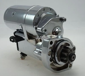CHROME 2.0kw Starter for BIG DOG MOTORCYCLES 2005-11 MODELS RSD BAKER DSSC - Picture 1 of 4