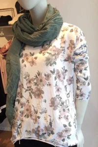 Delia Floral Print Jersey Top - Bild 1 von 8