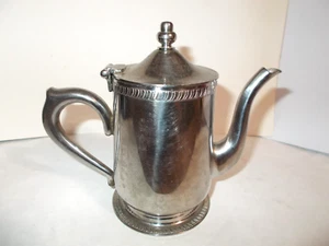 Brandware Teapot or Creamer with Hinged Lid, Stainless Steel 18-8 Made in Japan - Picture 1 of 8