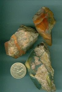 207 grams Natural American Bruneau Jasper Chunks Idaho Bruneau Jasper Rough - Picture 1 of 1