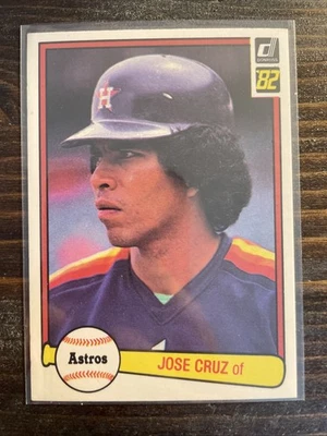 1982 Donruss - Jose Cruz #244 - Image 1 of 2