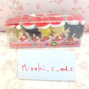 K-ON! Keion K-ON! Christmas Mascot 5 Set Character Kawaii Anime Limited Products - Picture 1 of 24