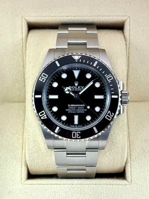 Rolex Submariner 2025 41 mm 124060 acero inoxidable esfera negra Foto 1 de 4
