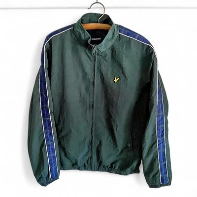 Vintage Lyle & Scott Nylon Jacket With Embroidered Logo Dark Green Men’s L - Image 1 of 4
