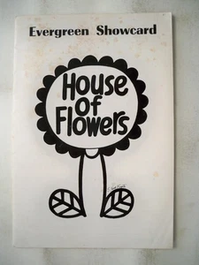 HOUSE OF FLOWERS Playbill TRUMAN CAPOTE / HAROLD ARLEN Off Broadway NYC 1968 - Picture 1 of 2