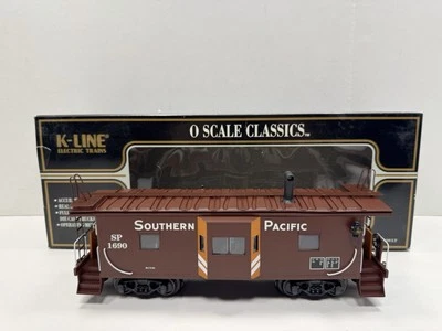 K-Line K612-2033 Southern Pacific SP bay window smoking caboose #1690 LNIB - Image 1 of 4
