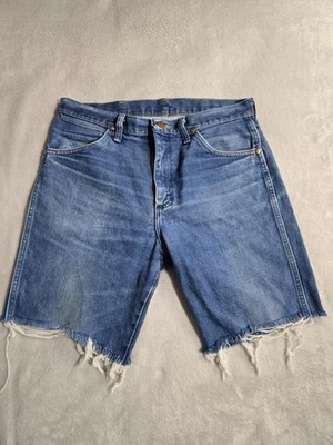 Wrangler 13MWZ Cut Off Shorts Mens Size 33 x 30 Country Cowboy Rodeo Jorts - Image 1 of 4