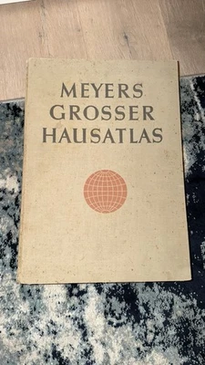 Meyers Großer Weltatlas Hausatlas 1938 - Gebraucht Aber Gut Erhalten Siehe Fotos - Bild 1 von 4