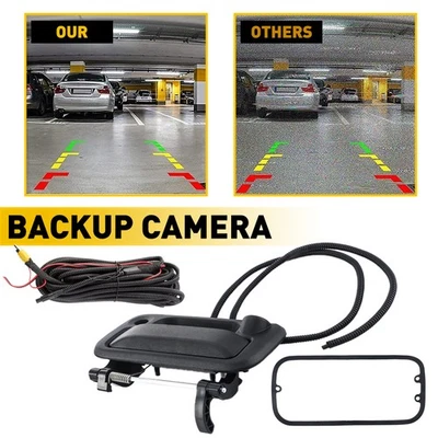 Cámara de reversa con manija de puerta trasera para Ford F150 (2004-2014) F250 F350 F450 2008-2016 Foto 1 de 4