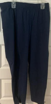 Pantalones Tek Gear para hombre azul oscuro talla grande, cintura con cordón, bolsillos nuevos con etiquetas Foto 1 de 4