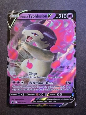 Hisuian Typhlosion V SWSH237 SWSH: Sword & Shield Promo Cards Holo - Image 1 of 2